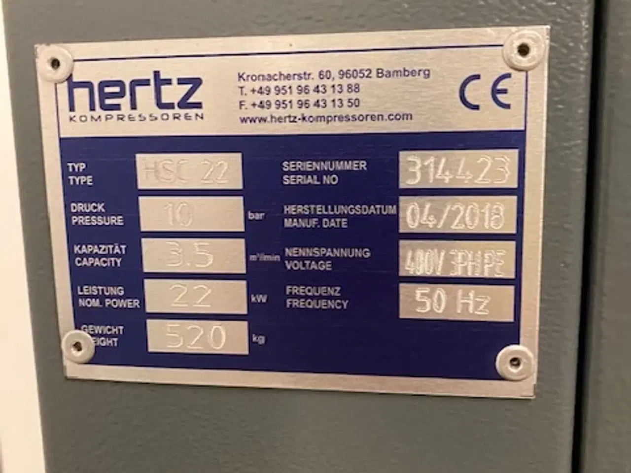 Billede 2 - Kompressor Hertz HSC 22