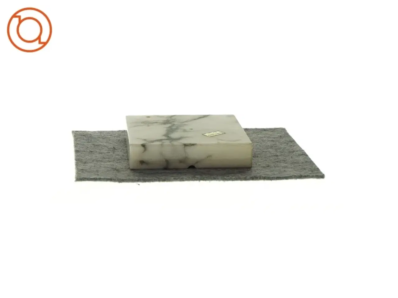 Billede 4 - Dekorativt fad i marmor fra Genuine Alabaster  (str. LBH: 13x13x3cm)