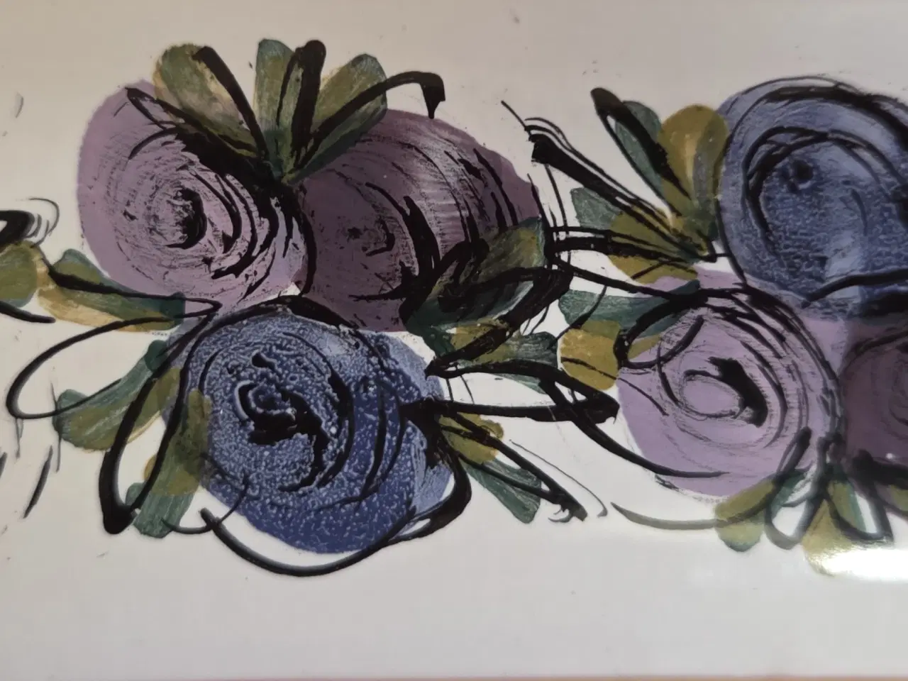 Billede 1 - Serveringsfad til f.eks. lun leverpostej