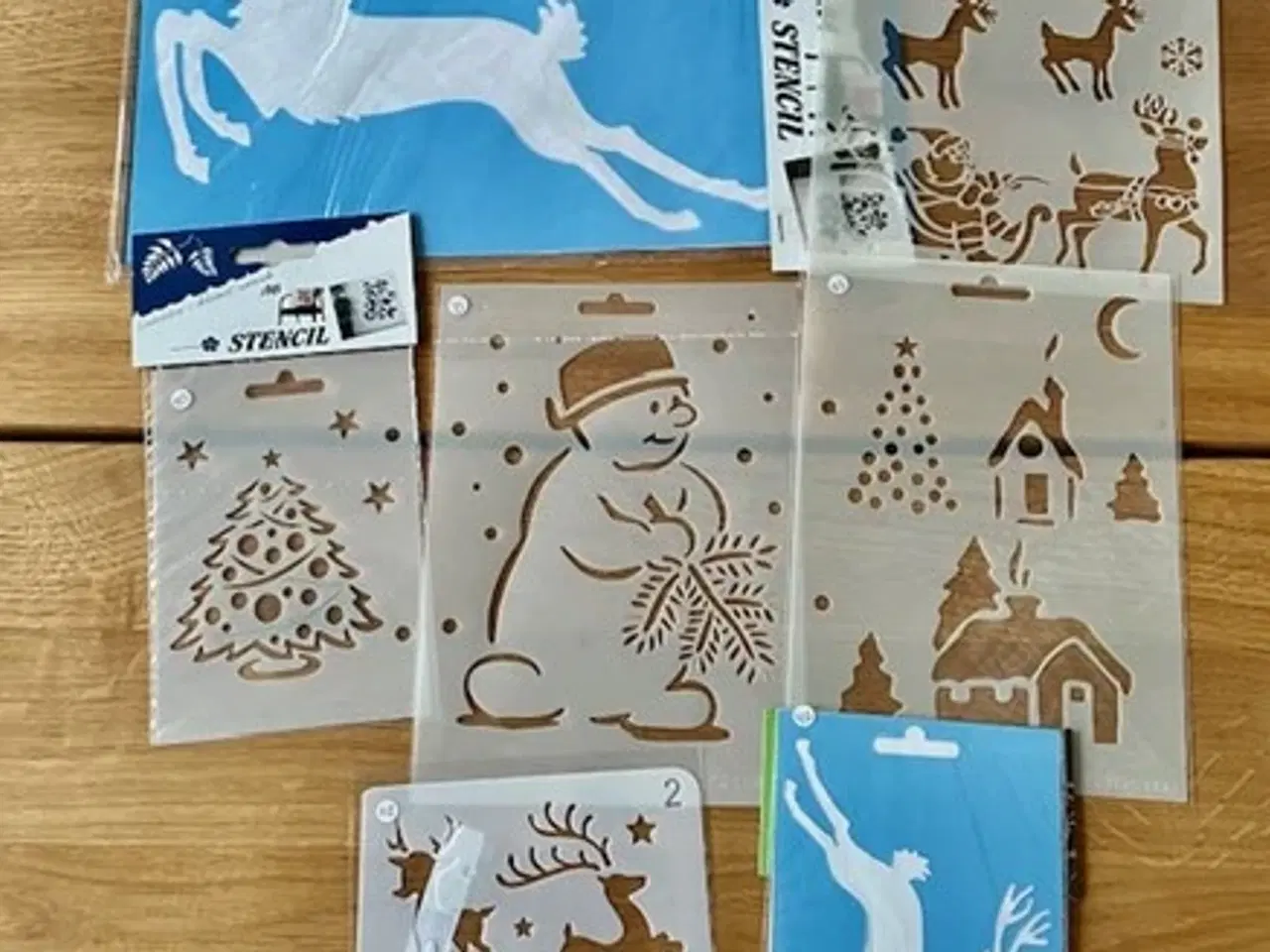 Billede 4 - Stencil sæt til feks stoftryk