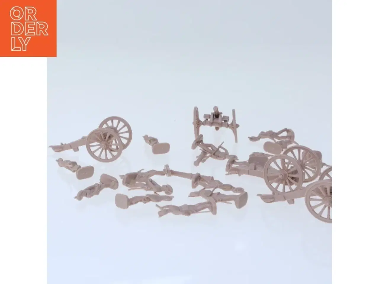 Billede 2 - Miniature soldater og kanoner (str. 2,5 cm)