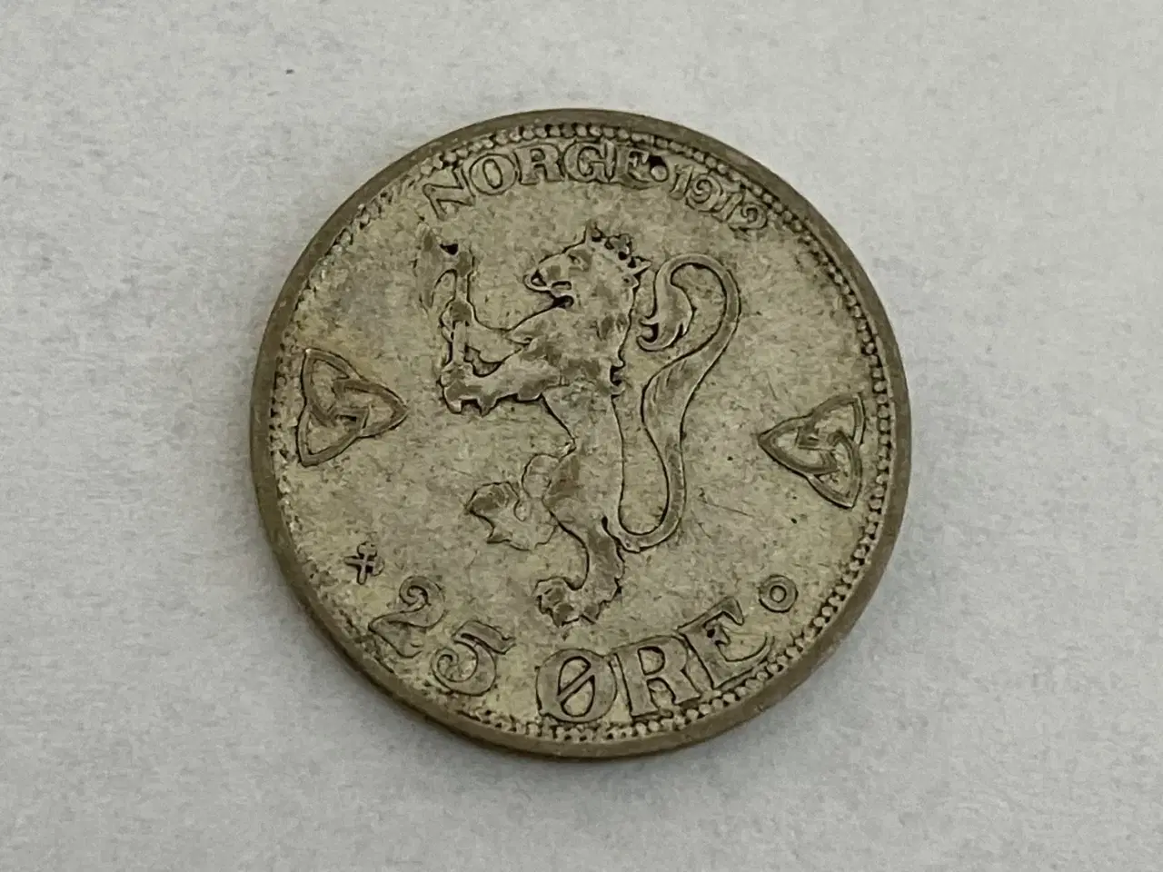 Billede 1 - 25 Øre 1912 Norge
