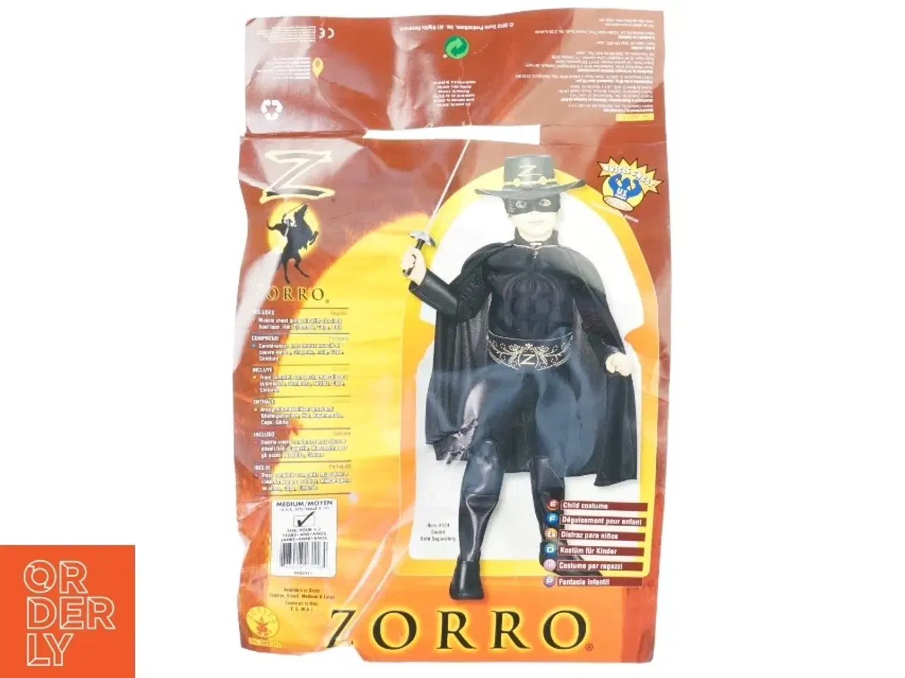 Billede 1 - Zorro kostume (og ternet ninja) fra Er Ubi Es (str. Medium)