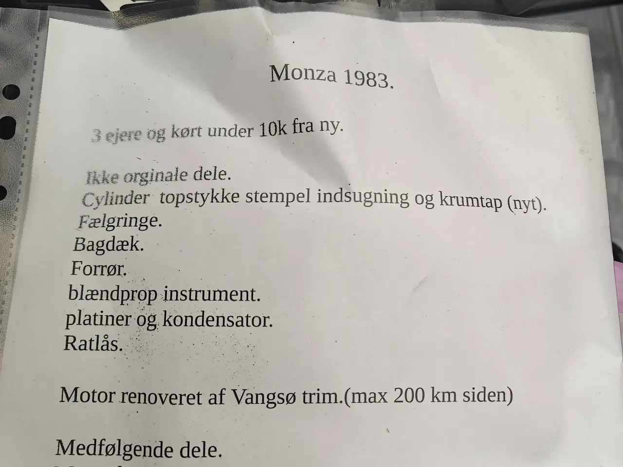 Billede 7 - Monza få km fra ny
