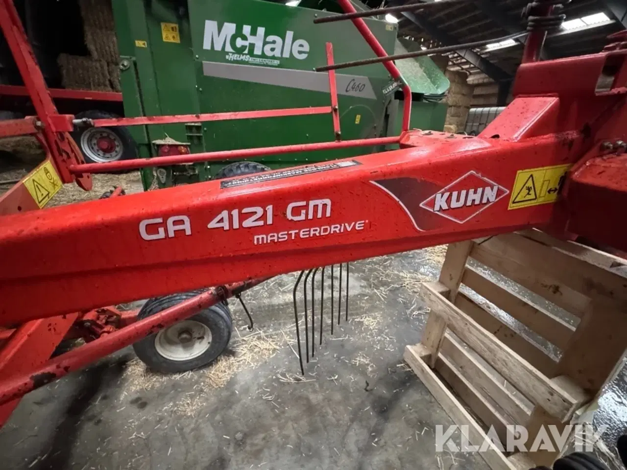 Billede 10 - Halmrive Kuhn GA 4121 GM Mast Erdriver