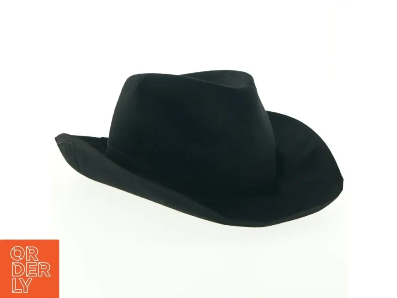 Billede 1 - Sort cowboyhat (str. Ø 35. cm)