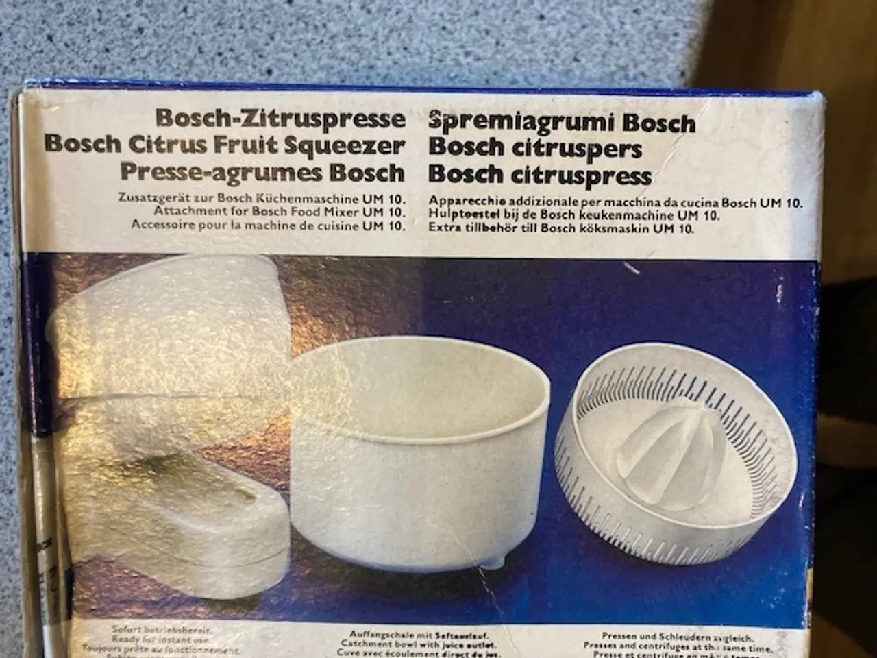 Billede 2 - Bosch Citruspresse til Bosch UM10 maskine. Ubrugt