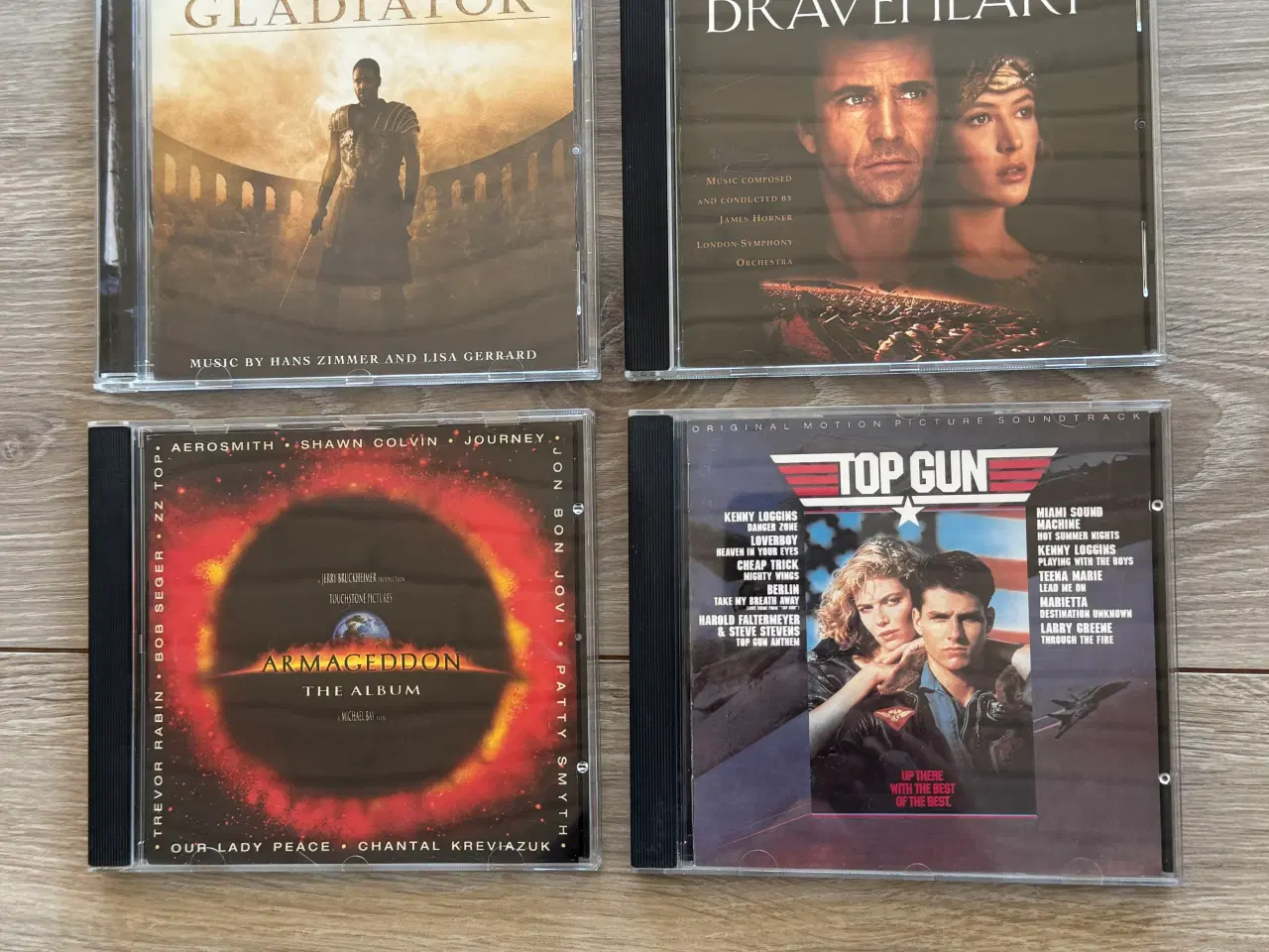 Billede 1 - FILMSOUNDTRACKS – Gladiator, Braveheart, Armageddo