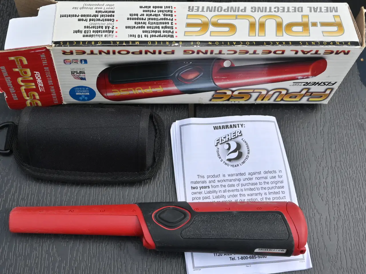 Billede 1 - Metaldetektor, Pinpointer Fisher F-Pulse