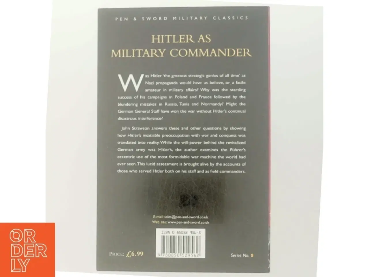 Billede 3 - Hitler as Military Commander af John Strawson (Bog)