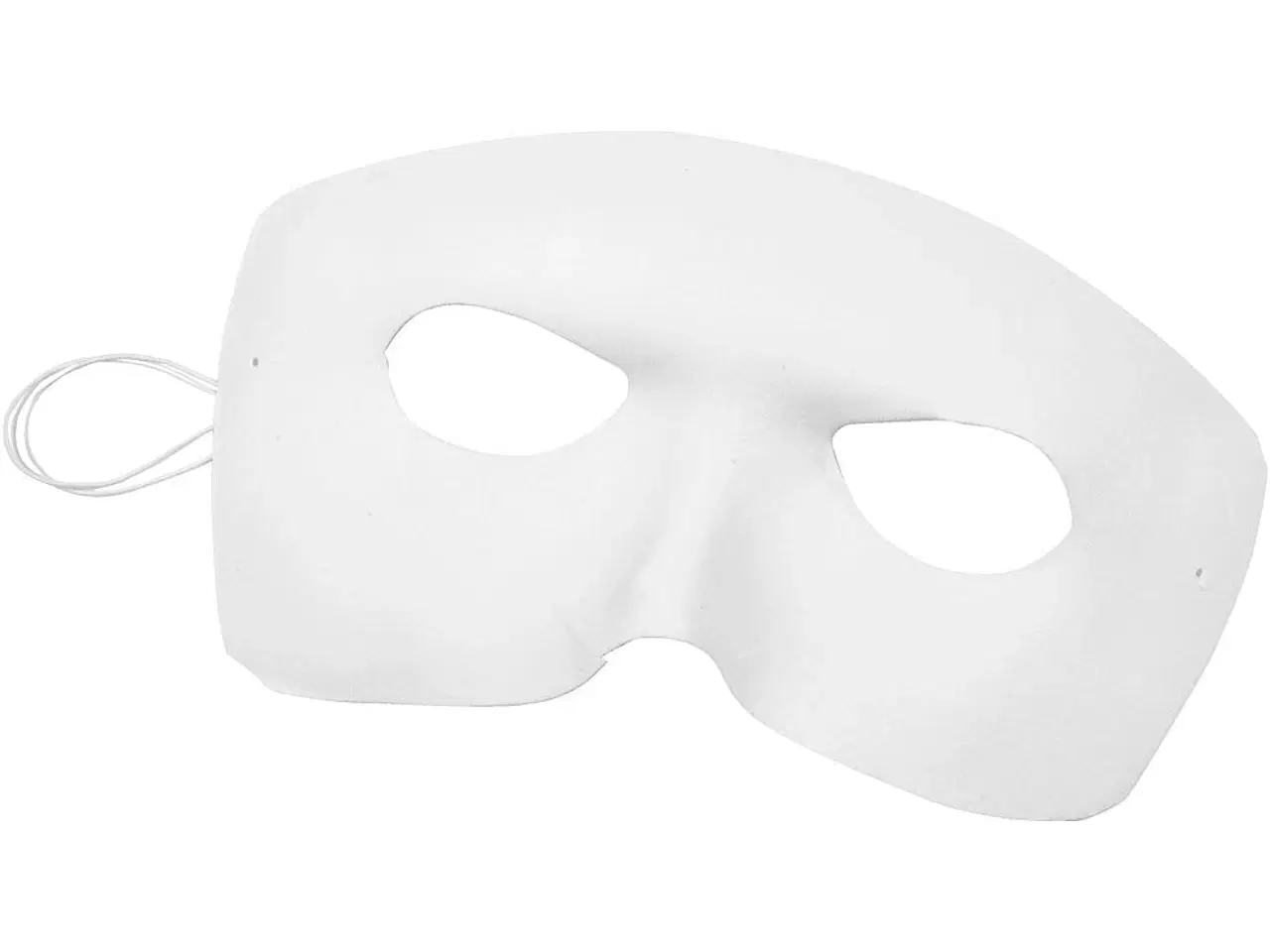 Billede 1 - Hvide kreative masker - 12 stk. til dekoration