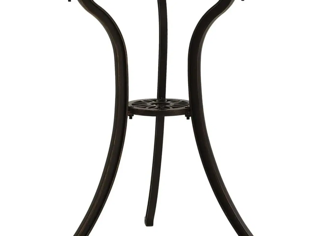 Billede 1 - Havebord 62x62x65 cm støbt aluminium bronzefarvet