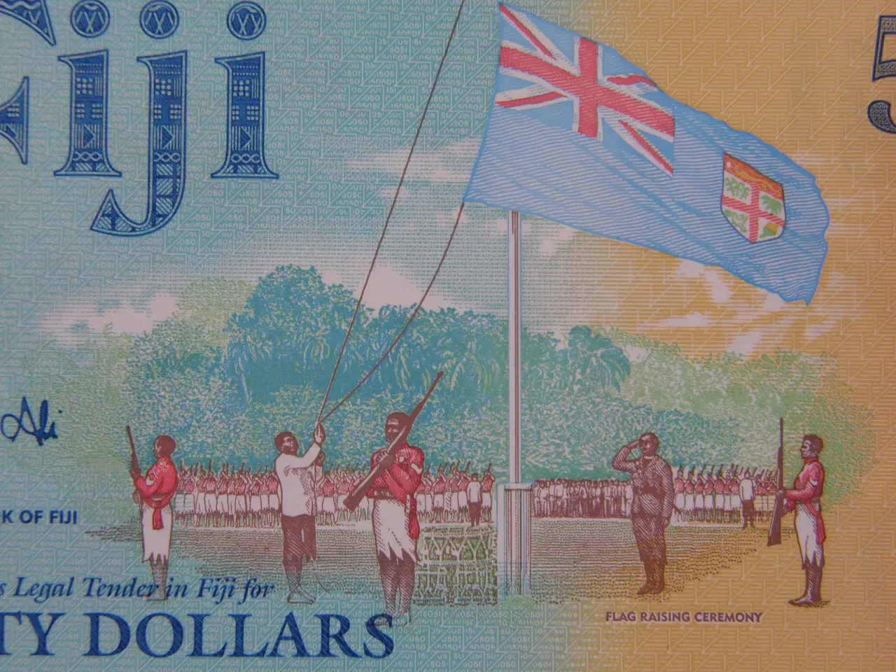 Billede 2 - Fiji  50 Dollars  2020  Comm.Issue. Kv.0/Unc.