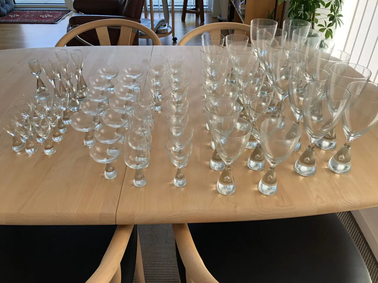 Billede 1 - Holmegård Princes glas 73 stk