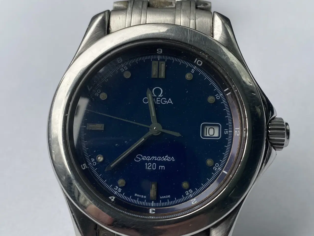 Billede 1 - Omega Seamaster 120 med blå skive, 1994