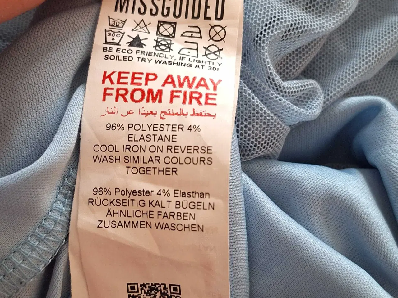 Billede 6 - Lyseblå kjole str. 38