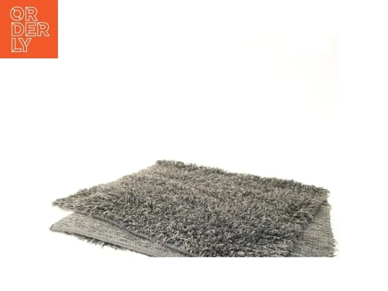 Billede 2 - Gråt kludetæppe (str. 137x65 cm)