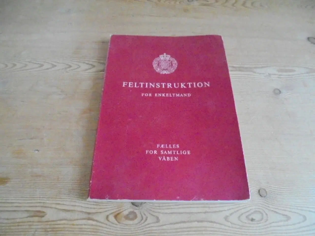 Billede 1 - Feltinstruktion for enkeltmand 1957-udgaven  