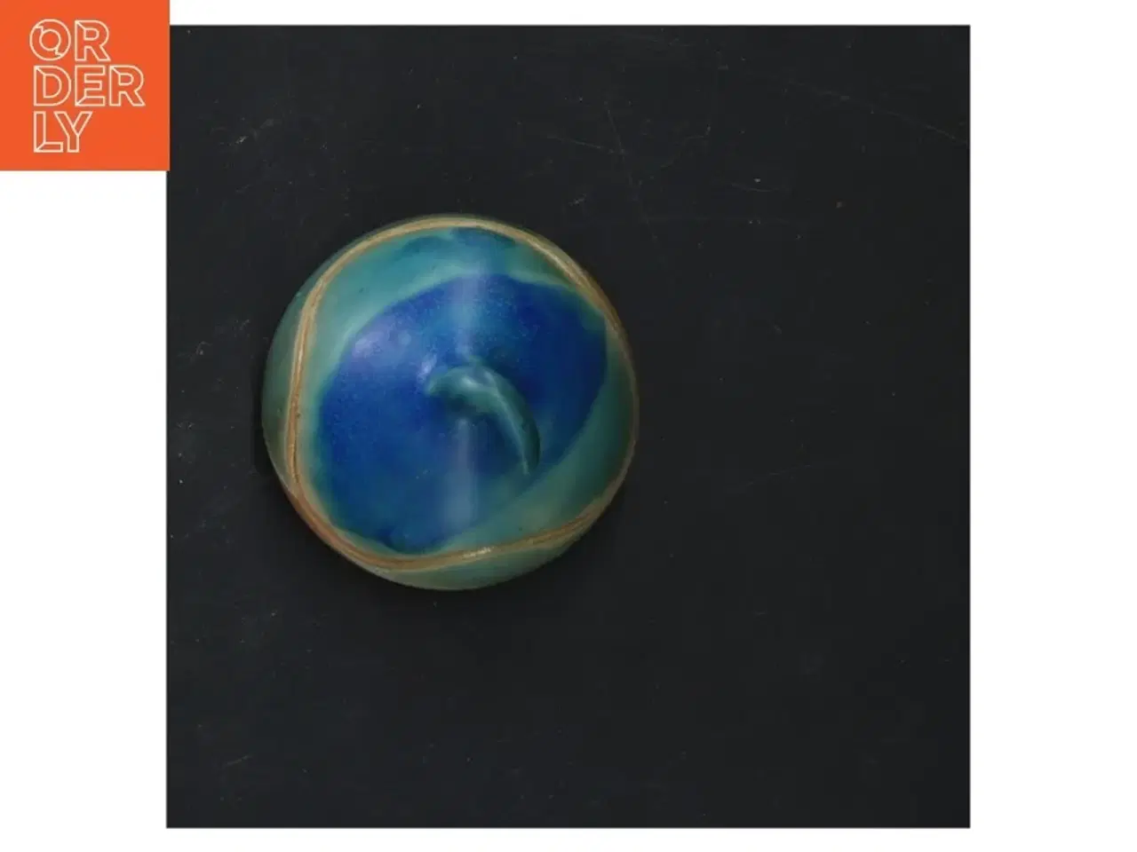 Billede 3 - Keramisk skål med låg (str.  6x6 cm)