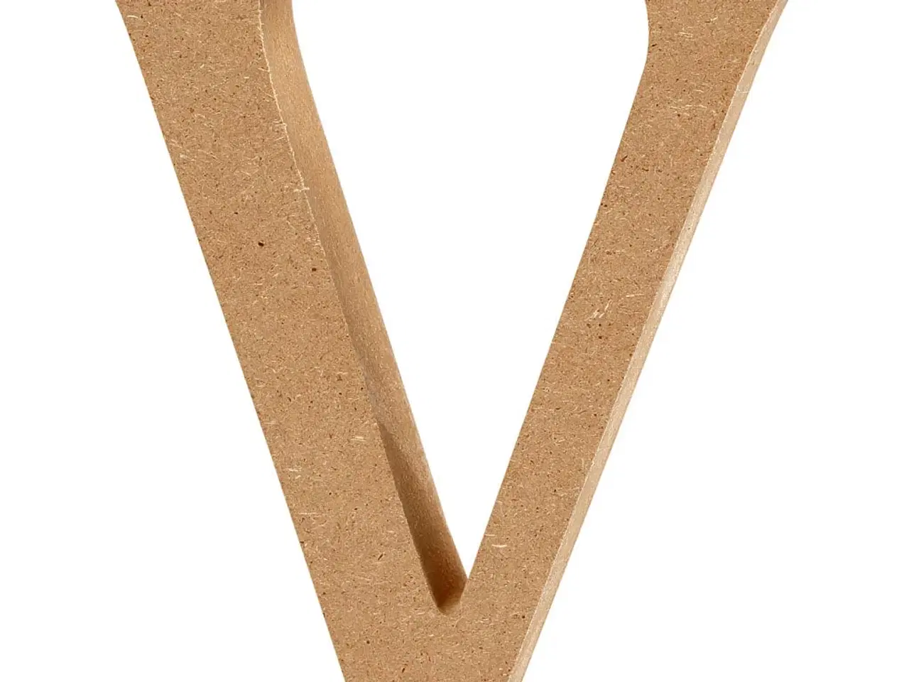 Billede 1 - Stort Træbogstav V - 13 cm H, 2 cm Tykkelse