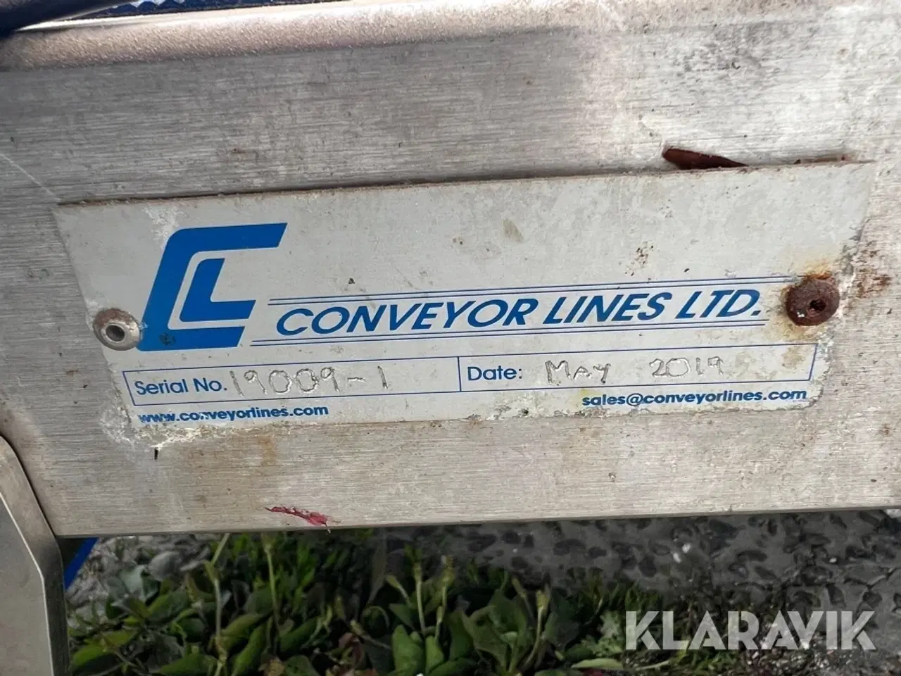 Billede 4 - Transportbånd Conveyor Lines LTD oscillating Belt conveyor