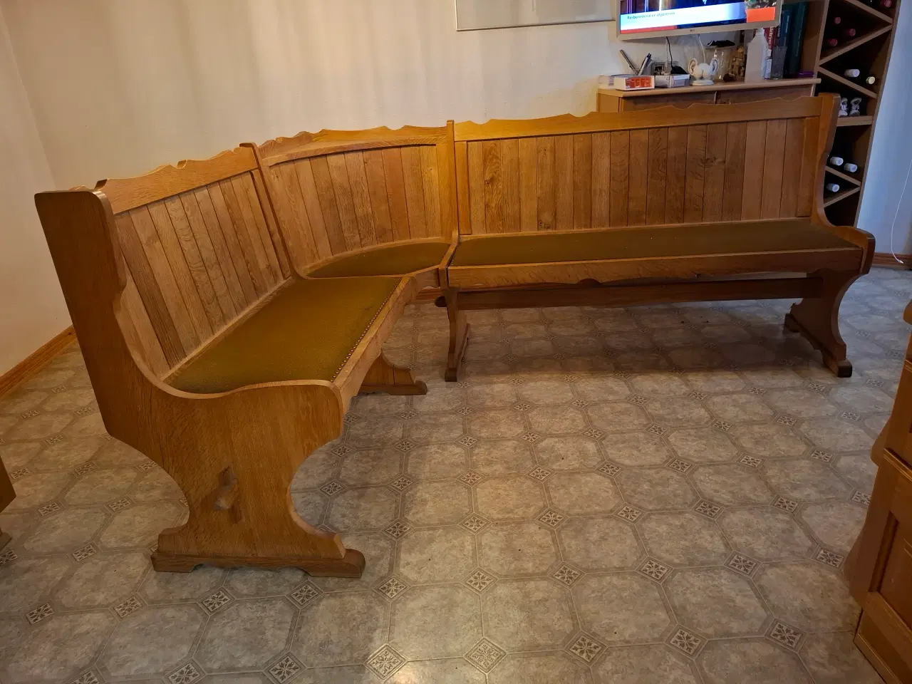 Billede 1 - HJØRNEBÆNK