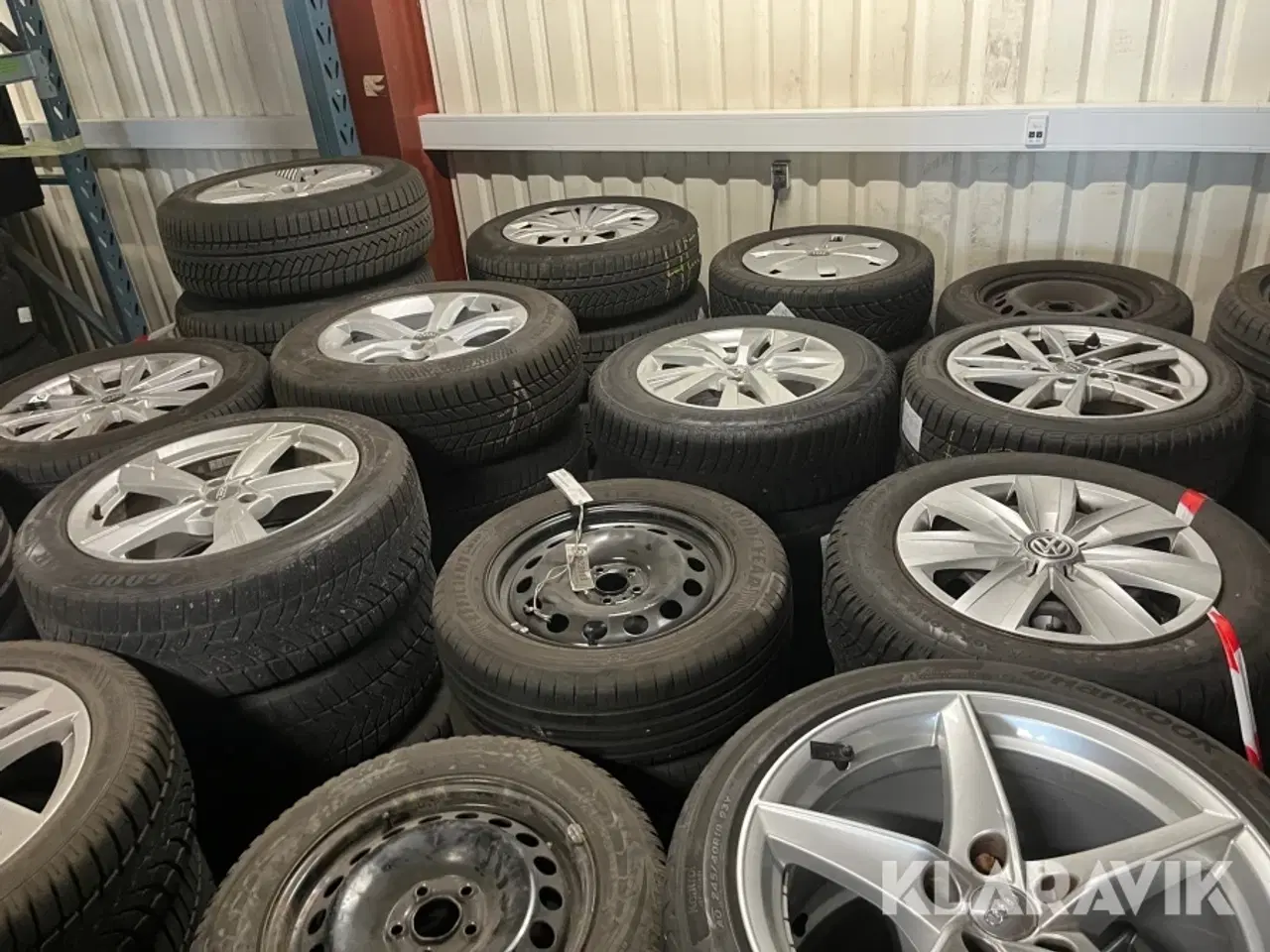 Billede 2 - Komplethjul og løse dæk Audi/Volkswagen/Peugeot 18 sæt