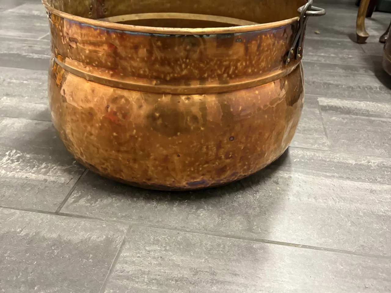 Billede 1 - Kobber gruekeddel ø50