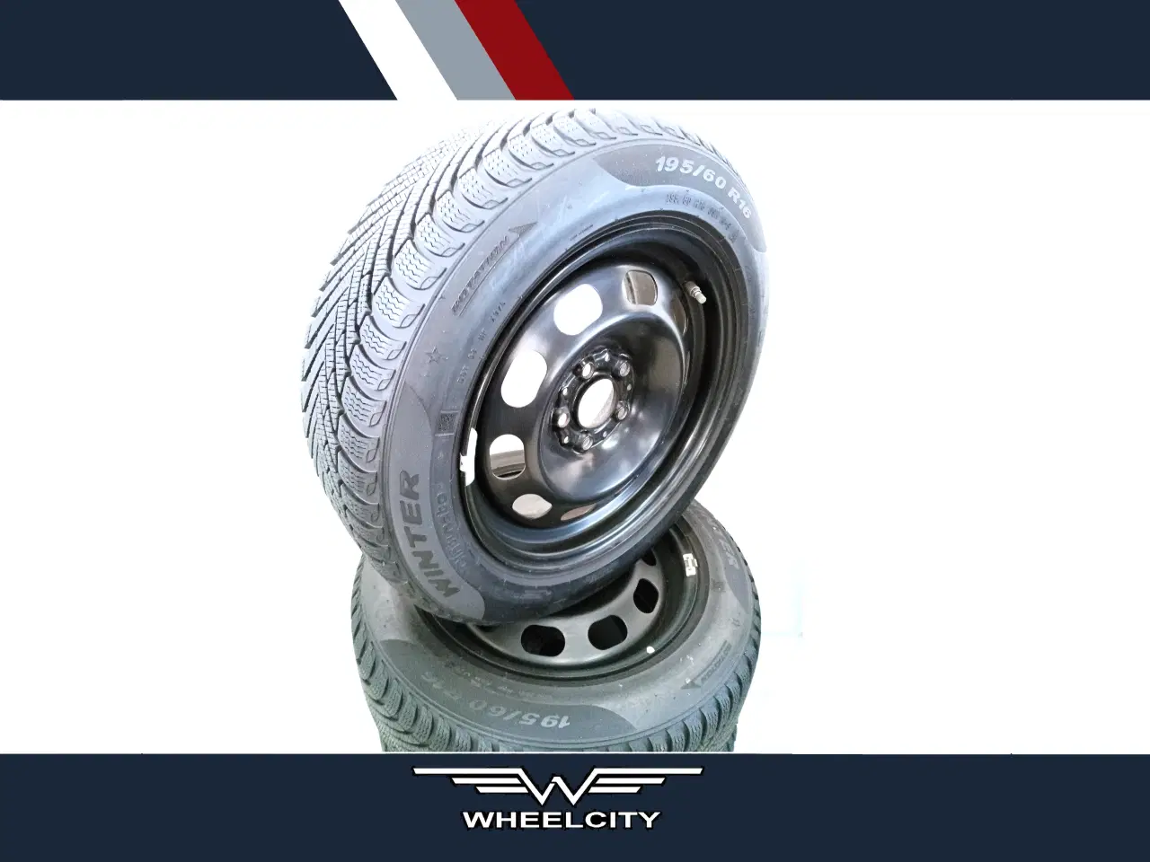 Billede 1 - 5x112 16" ET47 nav 66,6ø vintersæt inkl. TPMS