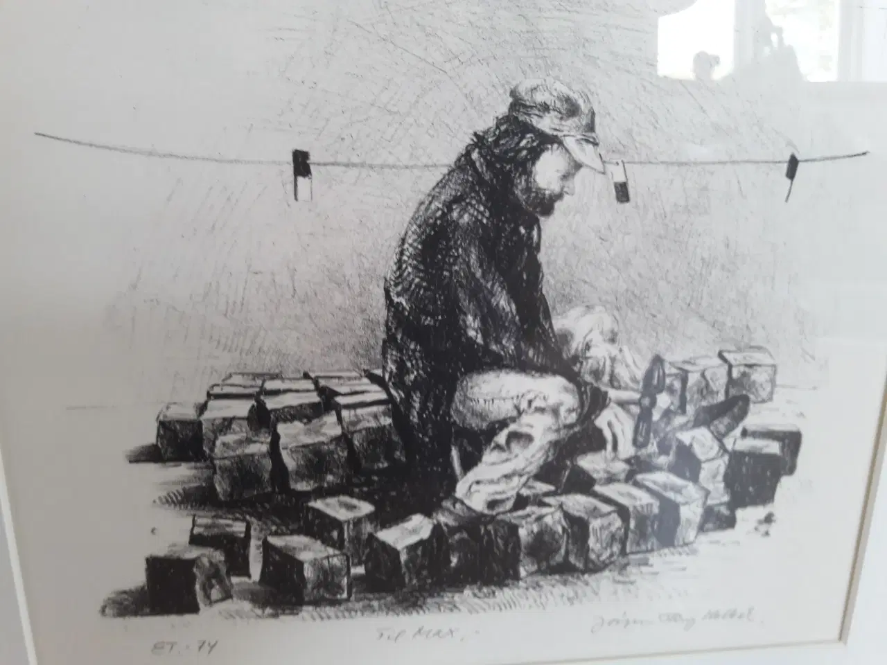 Billede 1 - Jørgen Tang Holbek litografi