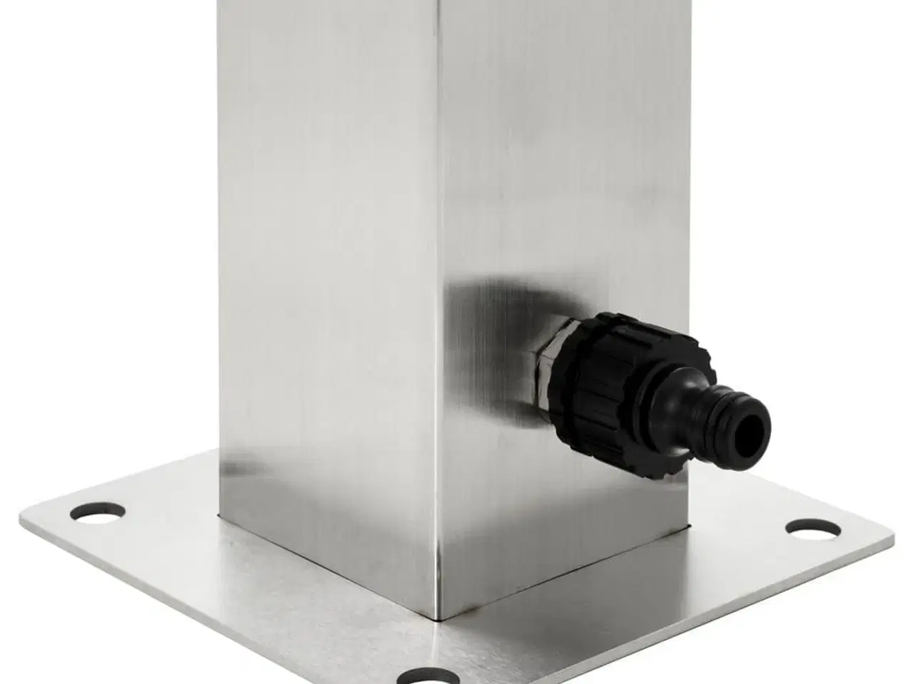 Billede 7 - Vandsøjle til haven 95 cm rustfrit stål firkantet