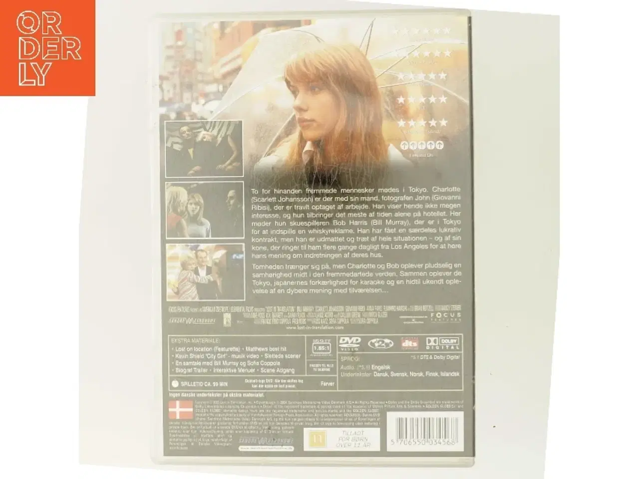 Billede 3 - Lost in Translation med Bill Murray (DVD)