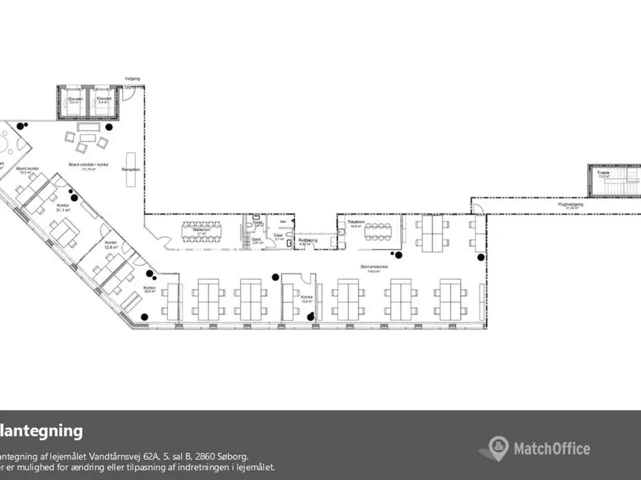 Billede 14 - Kontordomicil på 5. etage i nyopført ejendom