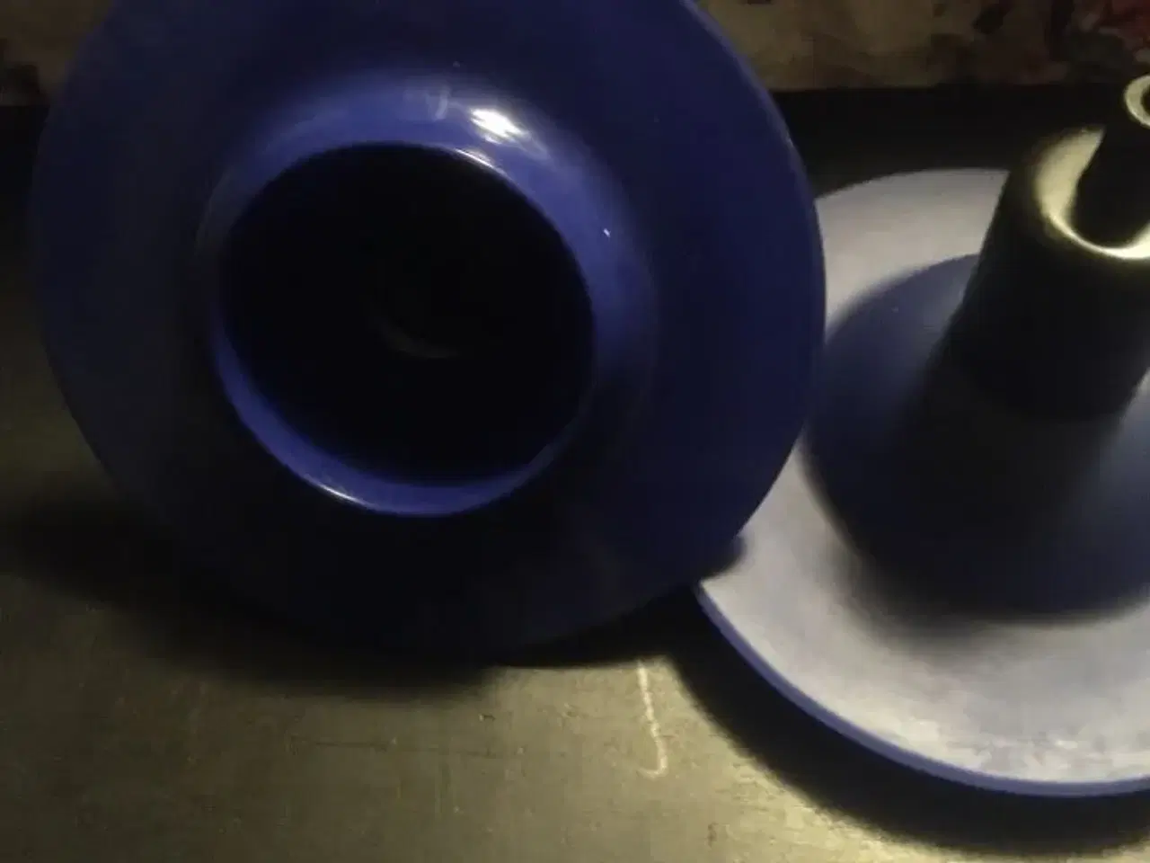 Billede 3 - Retro lamper i coboltblå