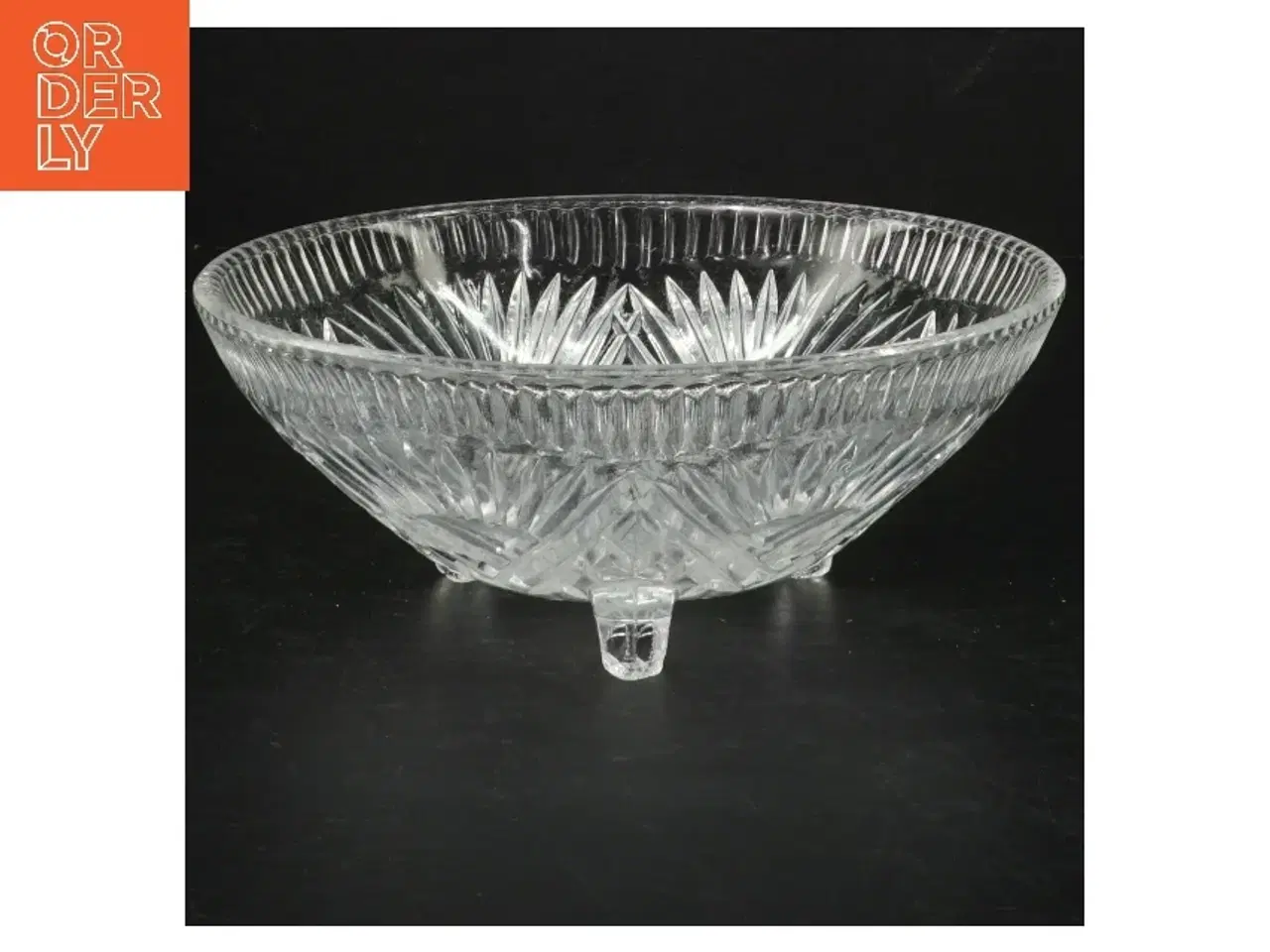 Billede 1 - Krystal skål (str. Ø. 18 cm)