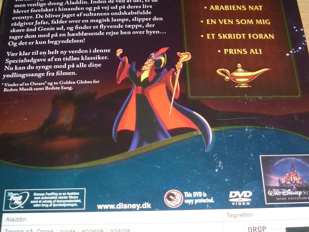 Billede 2 - WALT Disney. ALADDIN. Specialudgave.