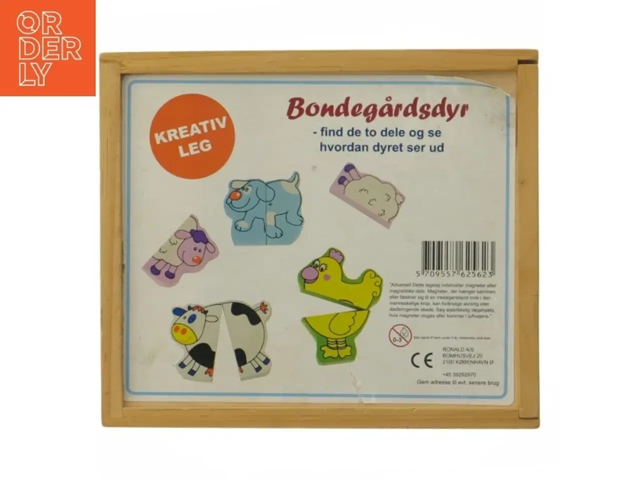 Billede 1 - Bondegårdsdyr puslespil