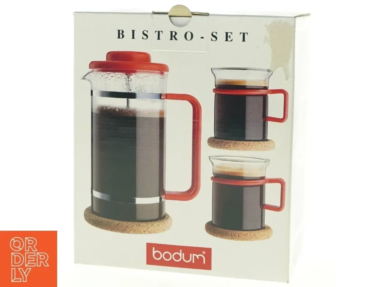 Billede 1 - Bodum Bistro stempelkande og kaffeglas sæt fra Bodum (str. 8 kopper)