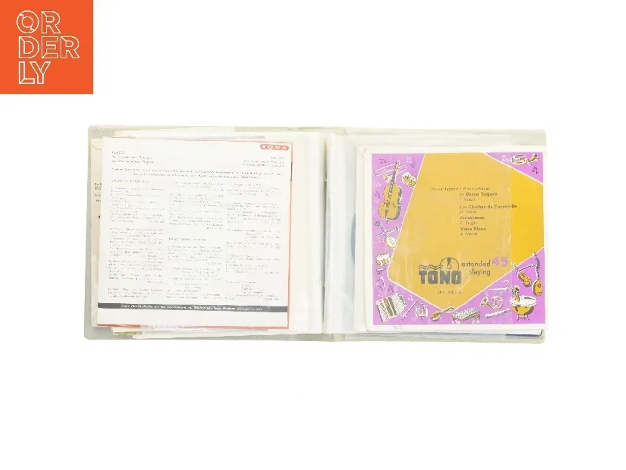 Billede 10 - Vintage vinyl opbevaringsmappe til LP singler fra Neptusan (str. 20x20x6 cm)