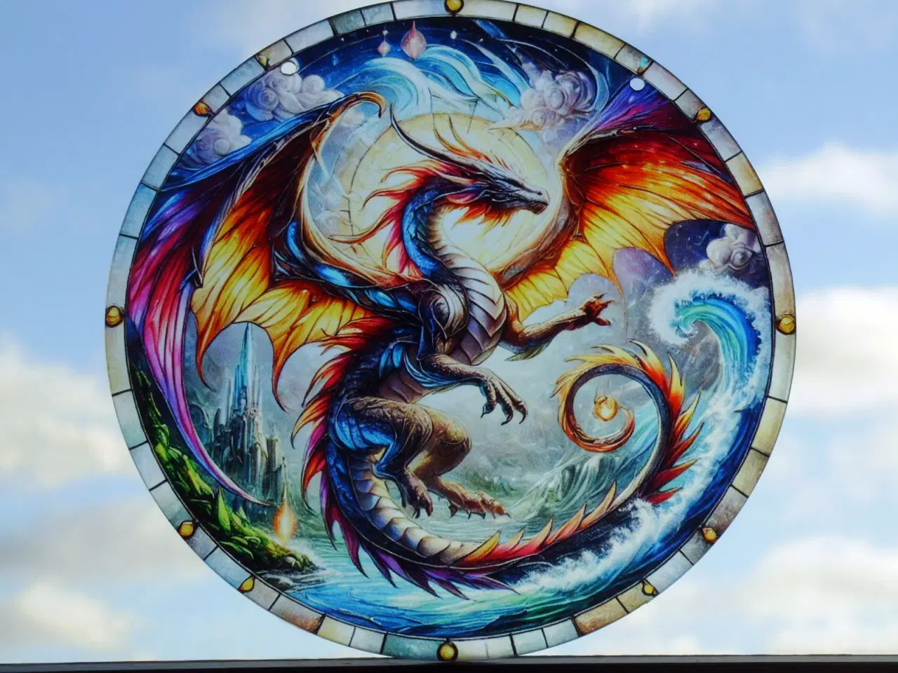 Billede 2 - Vinduesophæng med drager