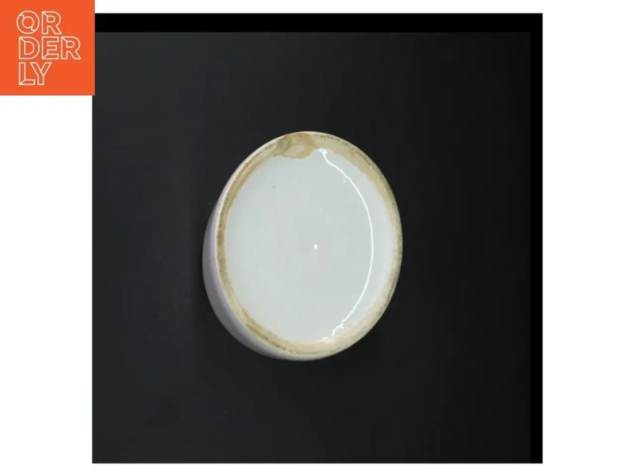 Billede 2 - Lille hvid keramik urtepotteskjuler (str. 14 cm)