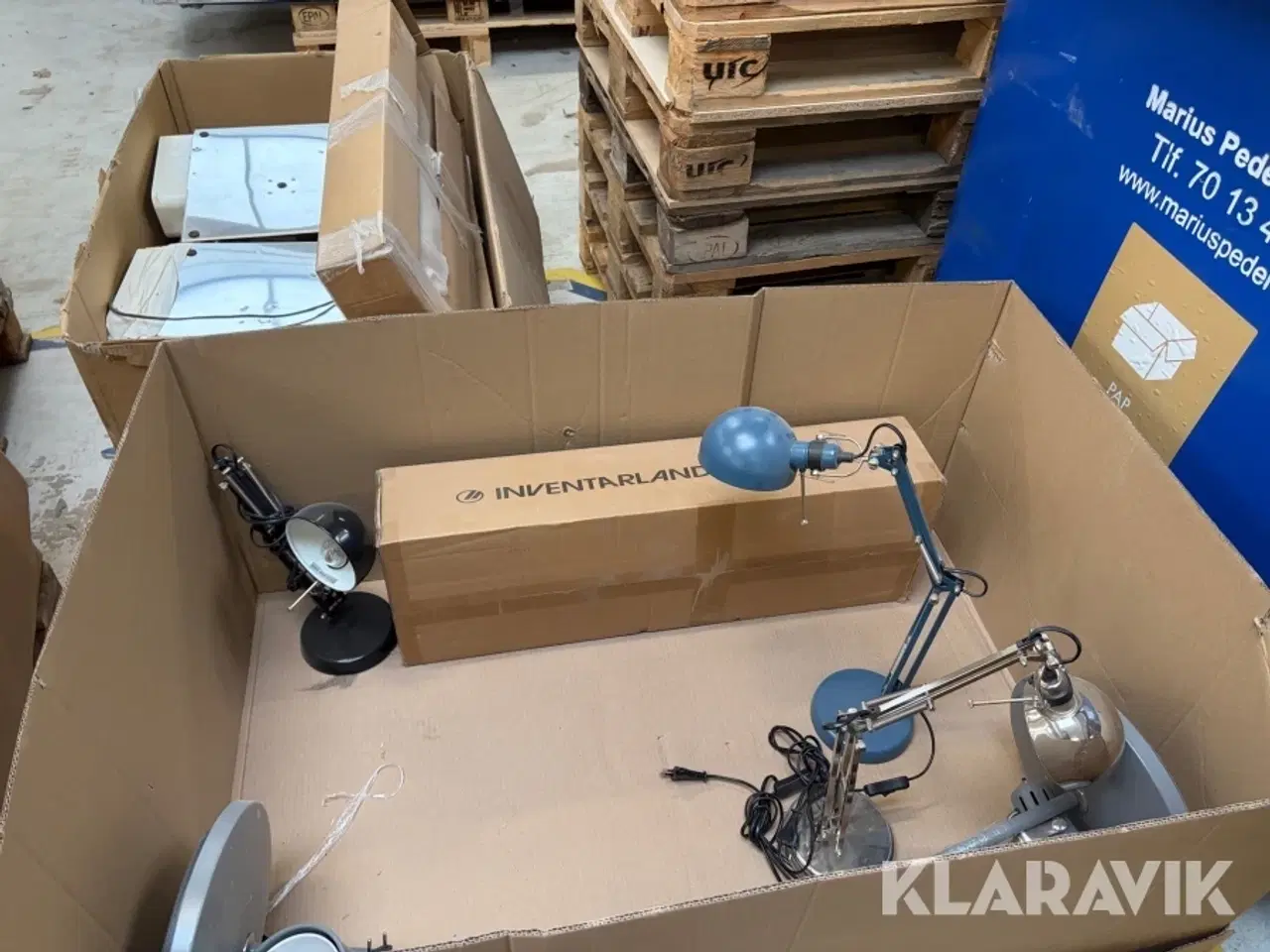 Billede 11 - Lot PC skærme og kontorlamper