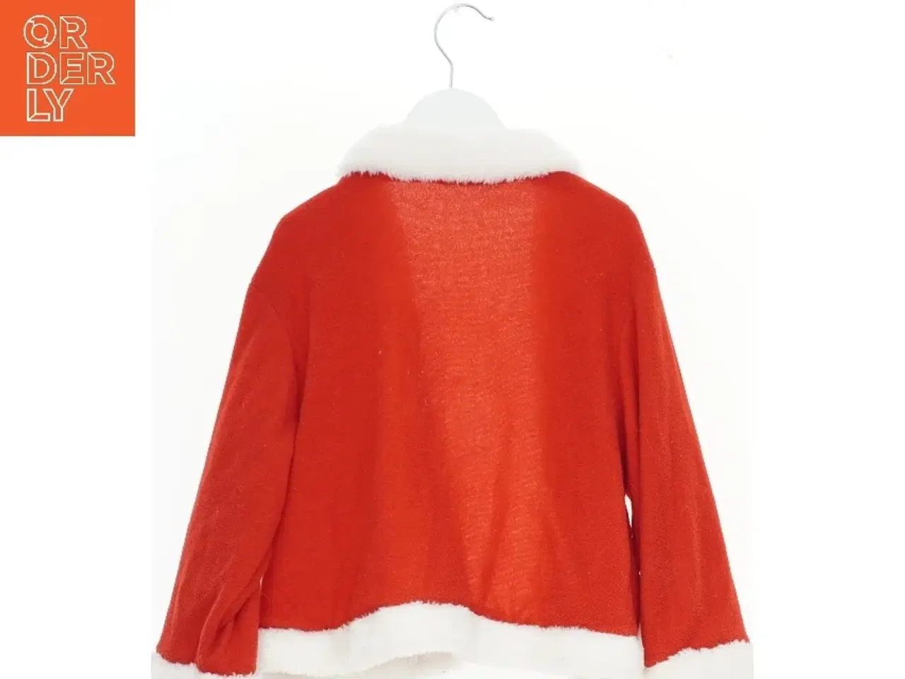 Billede 2 - Julemandsjakke med hvid kant (str. 116)