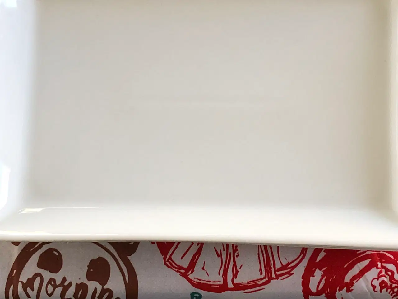 Billede 1 - Home art rektangel frokost tallerken 