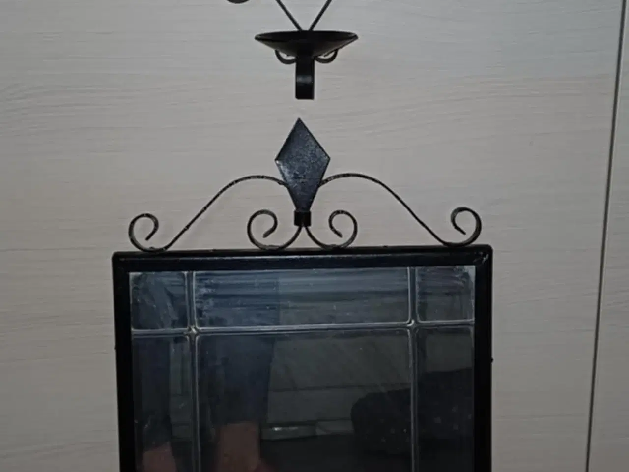 Billede 1 - Retro spejl og fyrfadsstage