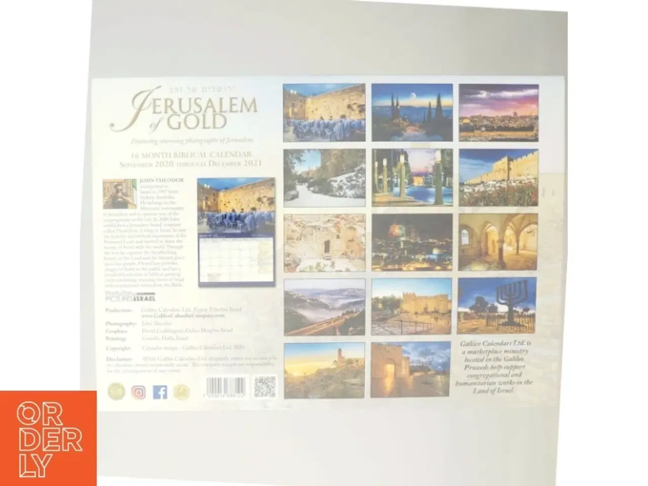 Billede 3 - Jerusalem kalender