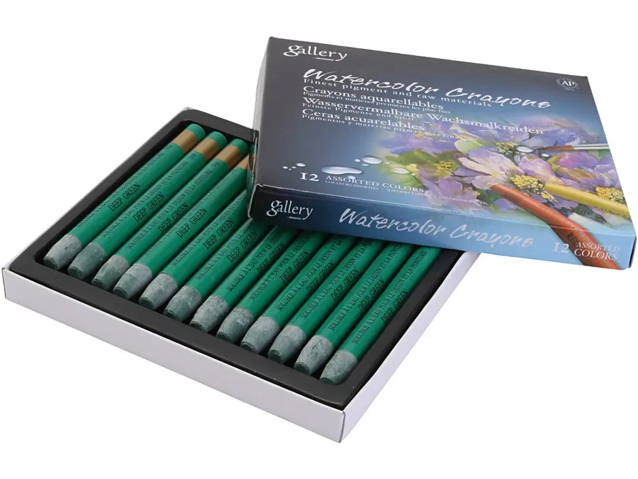 Billede 1 - Gallery Akvarel, dyb grøn (348), 12 stk./ 1 pk.