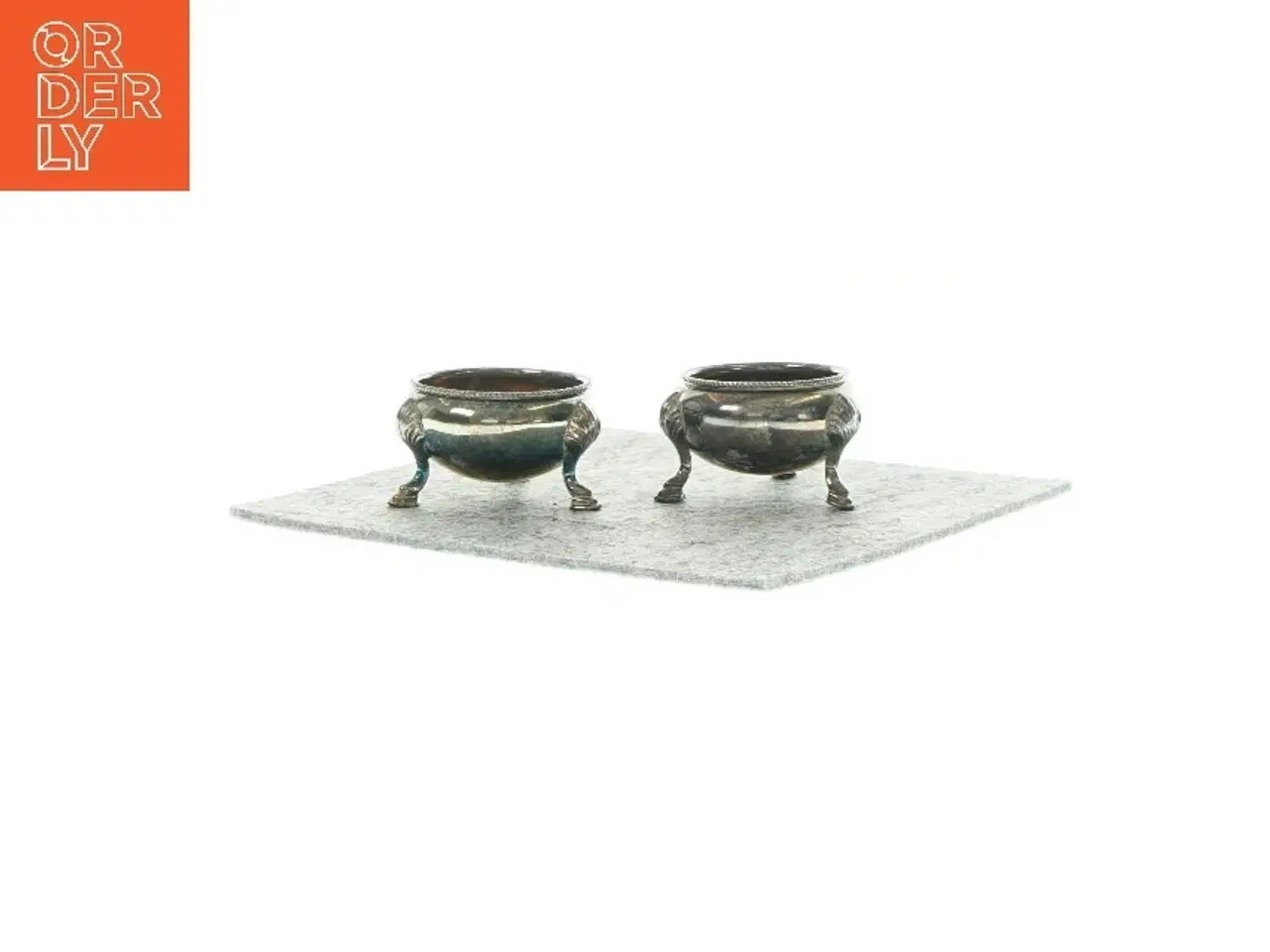 Billede 1 - Små sølvskåle på 3 fødder