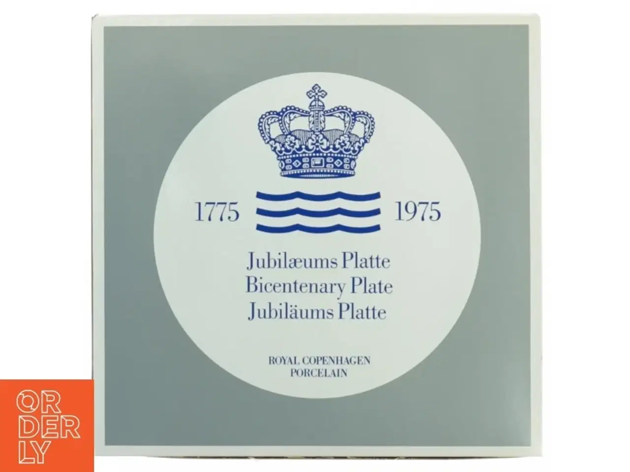 Billede 3 - Royal Copenhagen Jubilæumsplatte fra Royal Copenhagen (str. Diameter 18 cm)