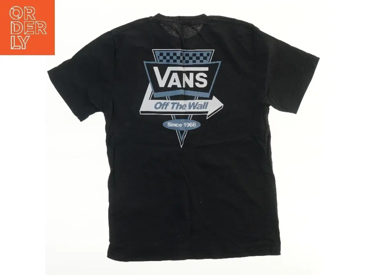 Billede 2 - Sort T-shirt med logo fra Vans (str. 164)